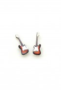 Electric Guitar Stud Earrings